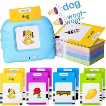 Talking Flash Cards For Kids Providing Durable Quality Comfortable Use Reliable Performance Educational Support (Random Color)